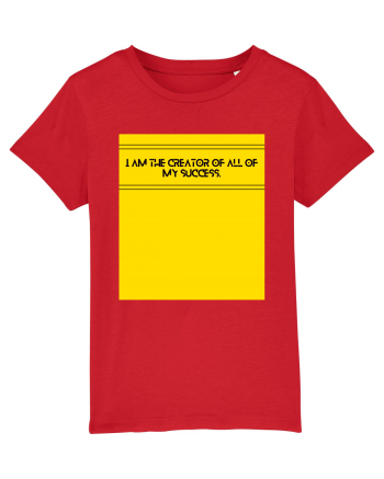 i am the creator of all my success3 Red