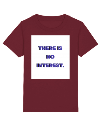 there is no interest3 Burgundy