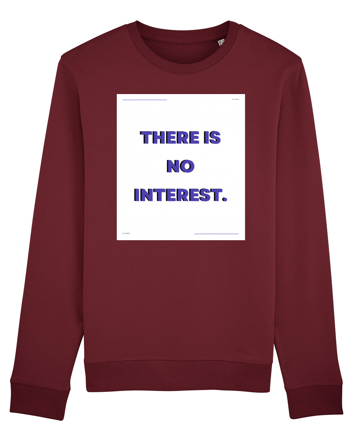 Bluză mânecă lungă Unisex Rise Burgundy