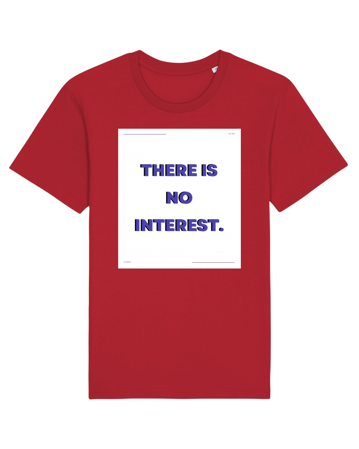 Tricou mânecă scurtă Unisex Rocker Red