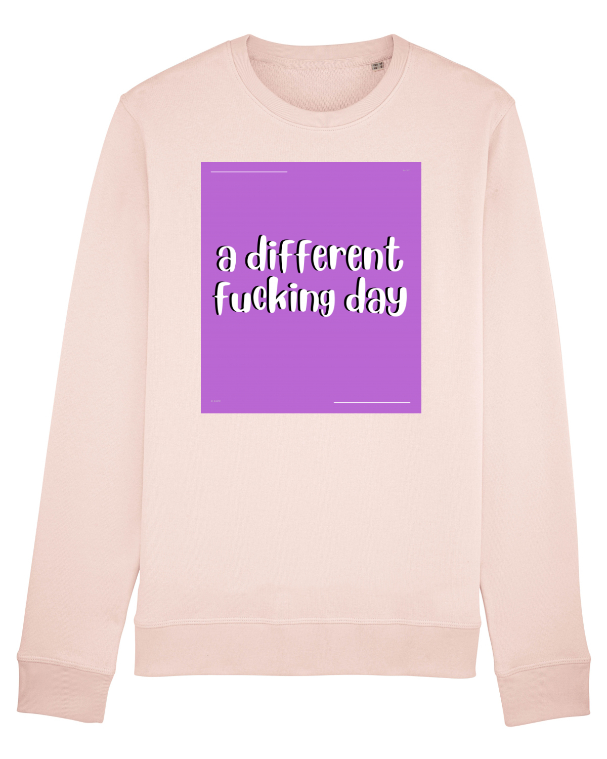 Bluză mânecă lungă Unisex Rise Candy Pink