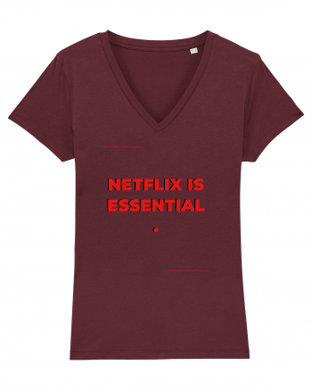 netflix is essential3 Burgundy