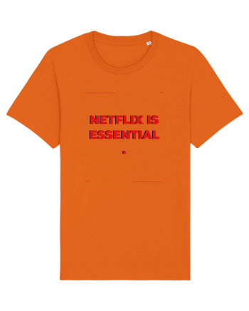 netflix is essential3 Bright Orange