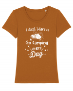 Go Camping Tricou mânecă scurtă guler larg fitted Damă Expresser