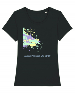 can you find your way home Tricou mânecă scurtă guler larg fitted Damă Expresser