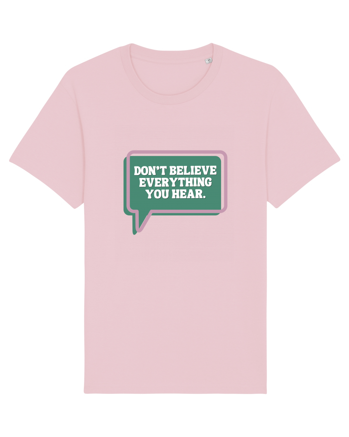 Tricou mânecă scurtă Unisex Rocker Cotton Pink