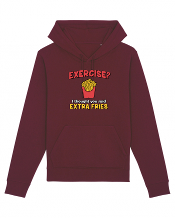 Extra Fries Burgundy