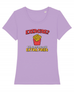 Extra Fries Tricou mânecă scurtă guler larg fitted Damă Expresser