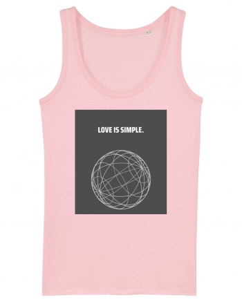 love is simple Cotton Pink