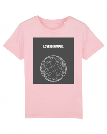 love is simple Cotton Pink