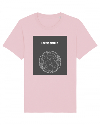 love is simple Cotton Pink