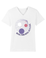 recall your initial motivation2 Tricou mânecă scurtă guler V Bărbat Presenter