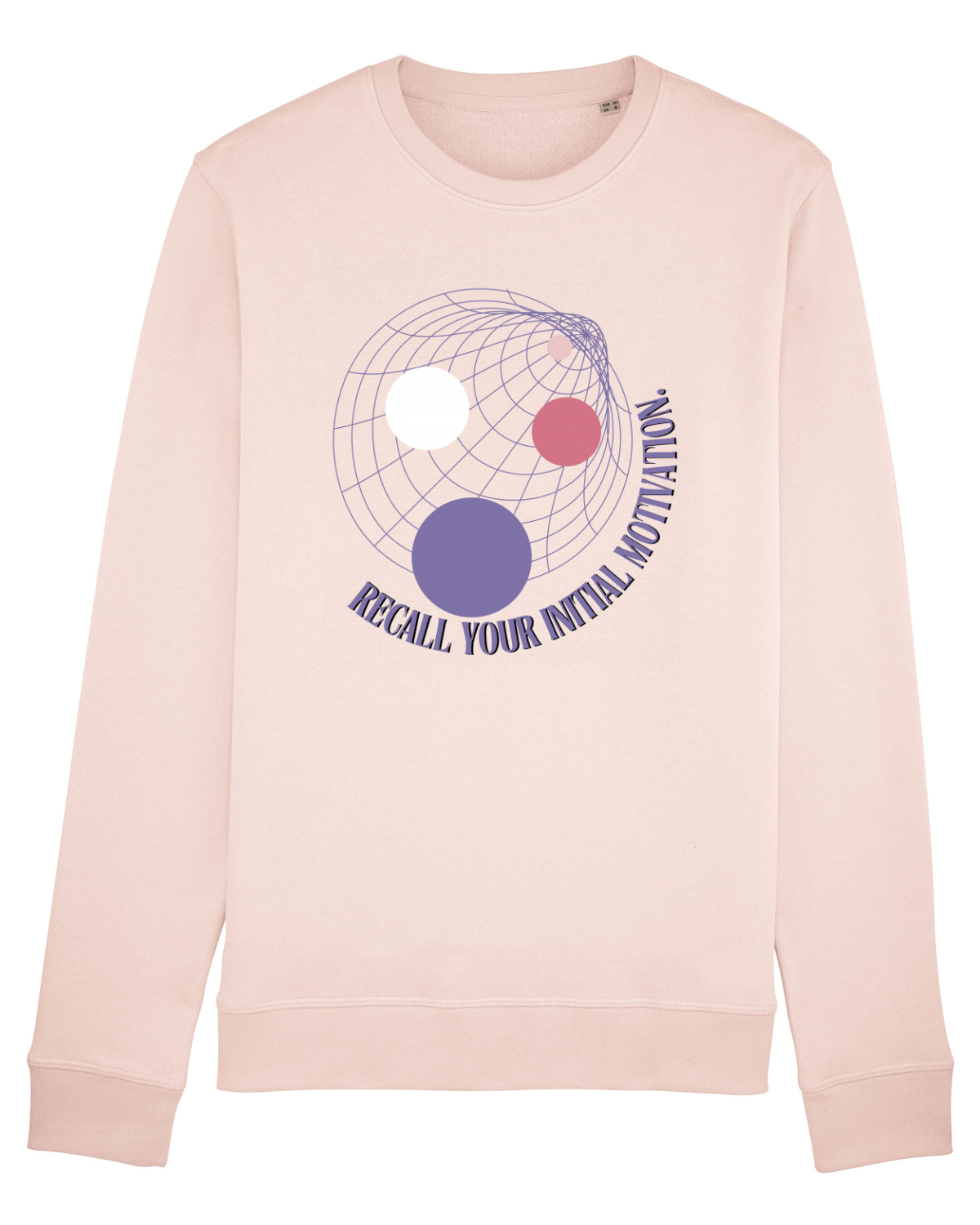 Bluză mânecă lungă Unisex Rise Candy Pink