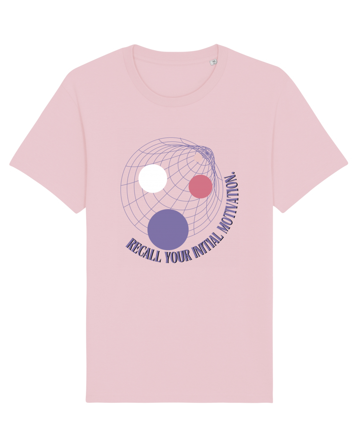 Tricou mânecă scurtă Unisex Rocker Cotton Pink