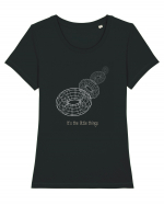 it s the little things3 Tricou mânecă scurtă guler larg fitted Damă Expresser