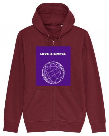 love is simple2 Burgundy