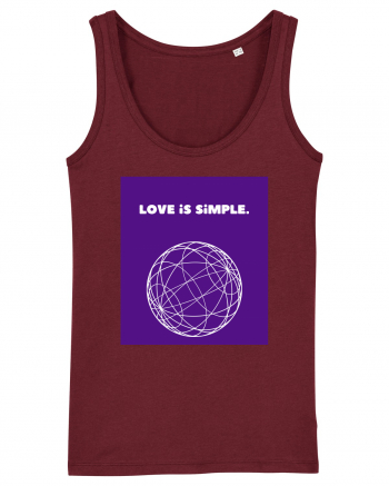 love is simple2 Burgundy