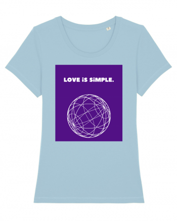 love is simple2 Sky Blue