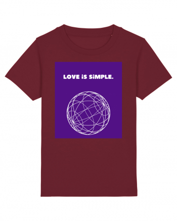 love is simple2 Burgundy