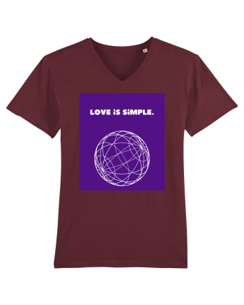 love is simple2 Burgundy