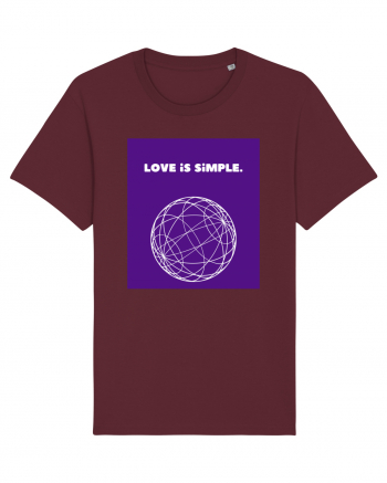 love is simple2 Burgundy