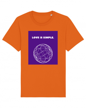 love is simple2 Bright Orange