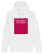 i have faith in the journey2 Hanorac cu fermoar Unisex Connector
