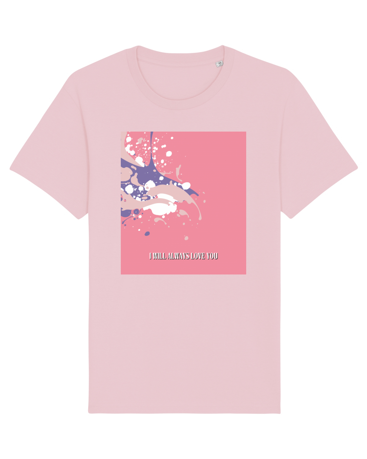 Tricou mânecă scurtă Unisex Rocker Cotton Pink