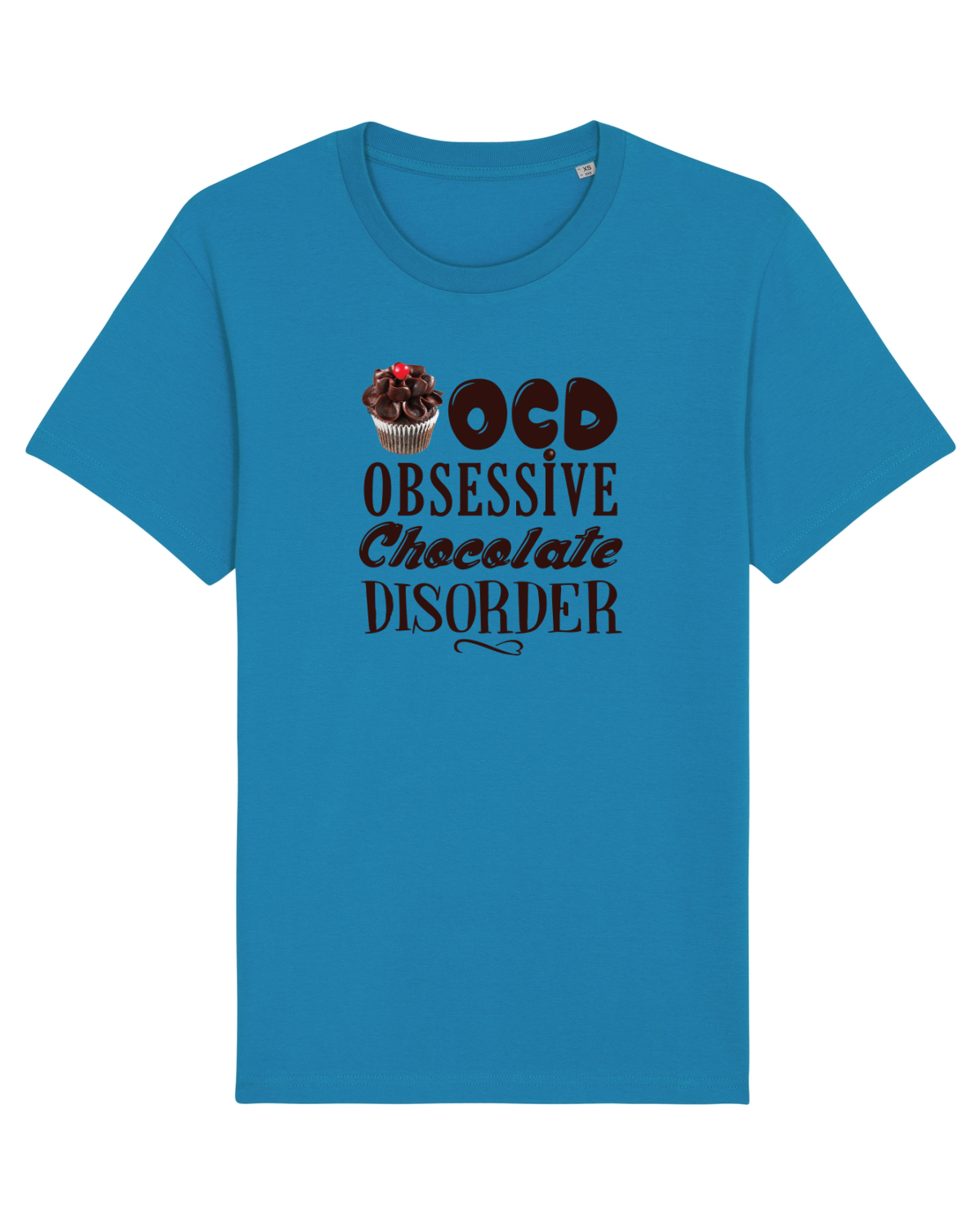 Tricou mânecă scurtă Unisex Rocker Azur