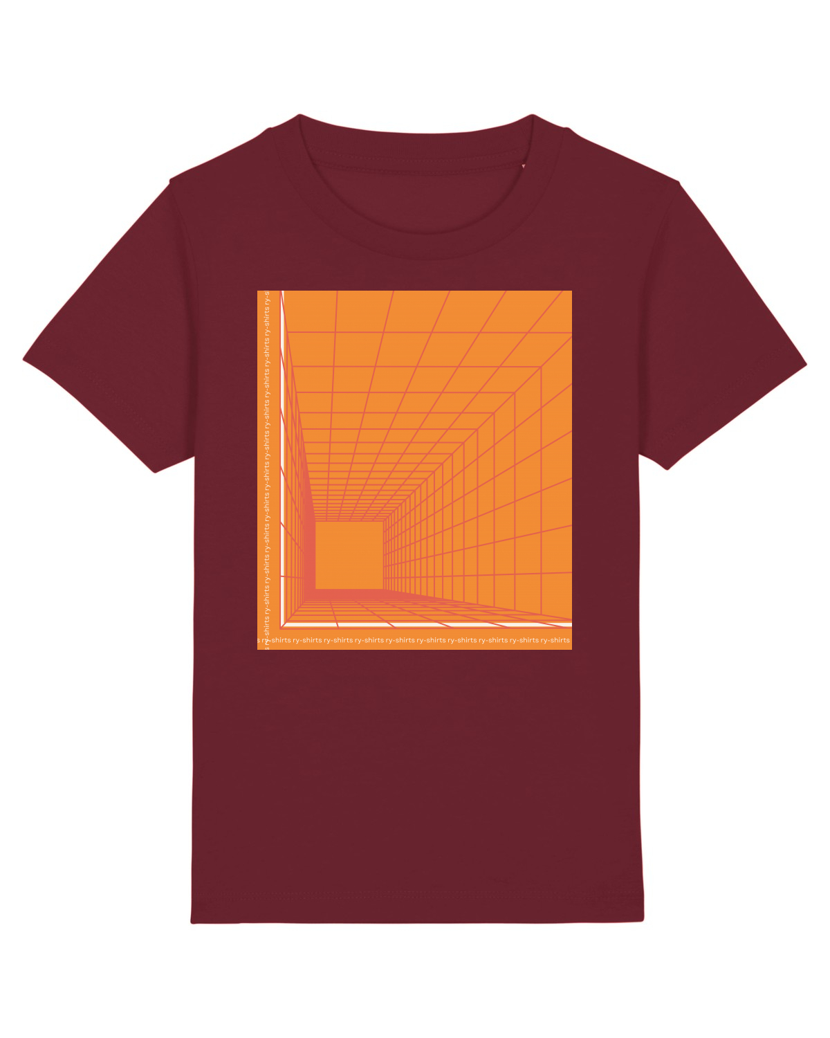 Tricou mânecă scurtă  Copii Mini Creator Burgundy