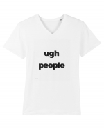 ugh people3 Tricou mânecă scurtă guler V Bărbat Presenter