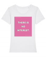 there is no interest5 Tricou mânecă scurtă guler larg fitted Damă Expresser