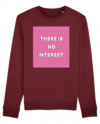 there is no interest5 Burgundy