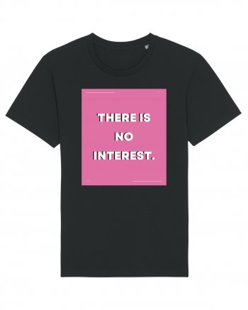 there is no interest5 Black