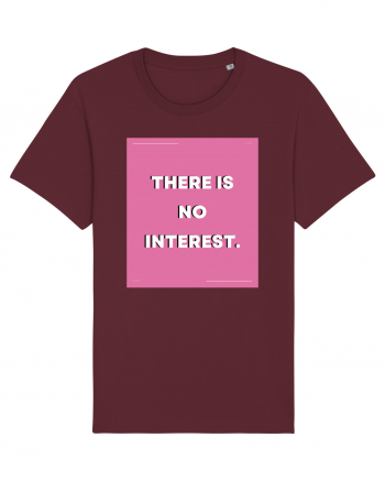 there is no interest5 Burgundy