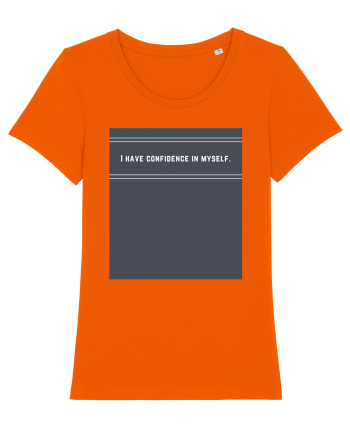 i have confidence in myself2 Bright Orange