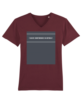 i have confidence in myself2 Burgundy