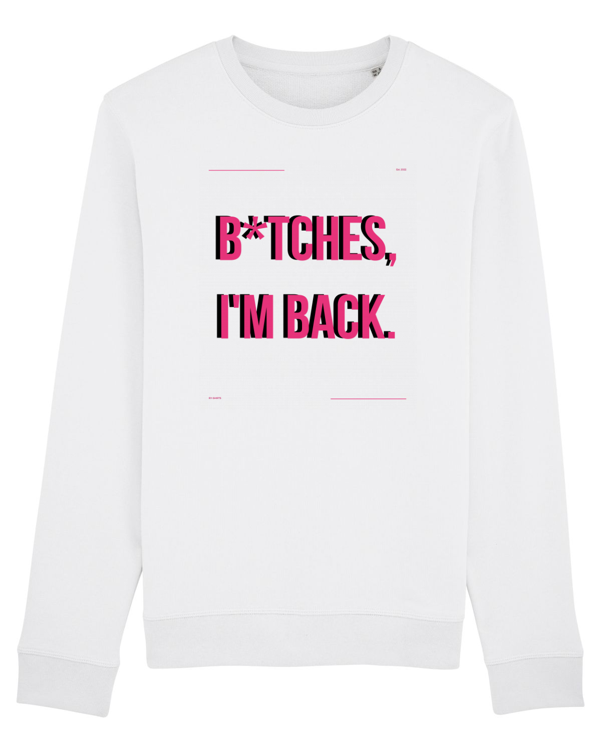 Bluză mânecă lungă Unisex Rise White