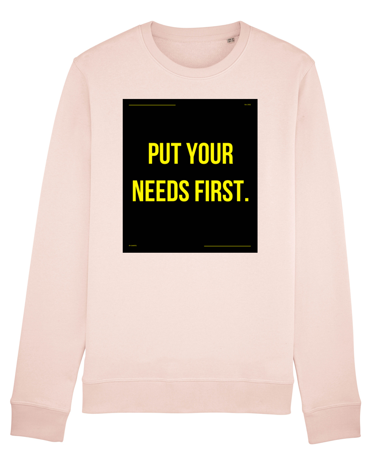 Bluză mânecă lungă Unisex Rise Candy Pink