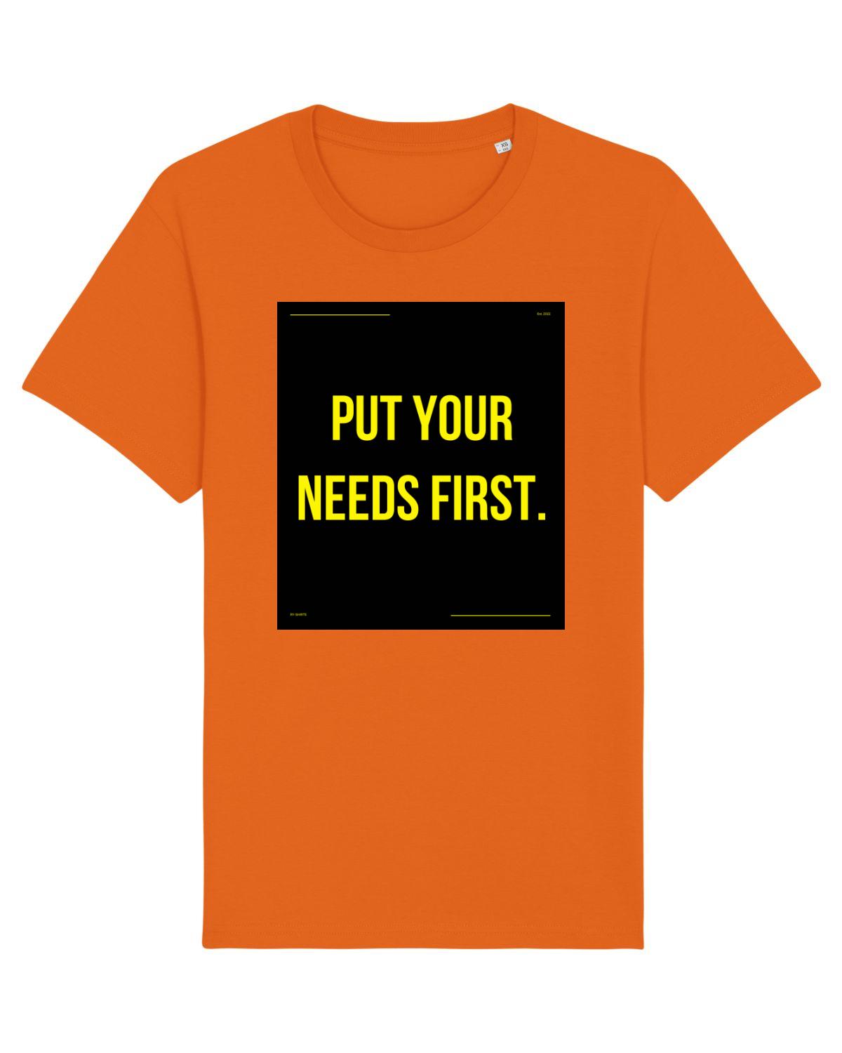 Tricou mânecă scurtă Unisex Rocker Bright Orange