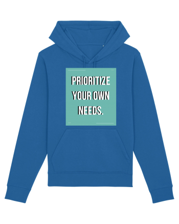 prioritize your own needs5 Royal Blue