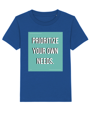 prioritize your own needs5 Majorelle Blue