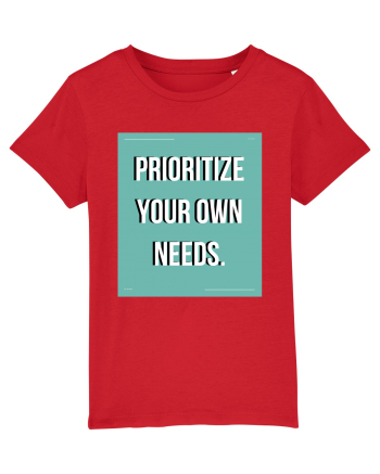 prioritize your own needs5 Red