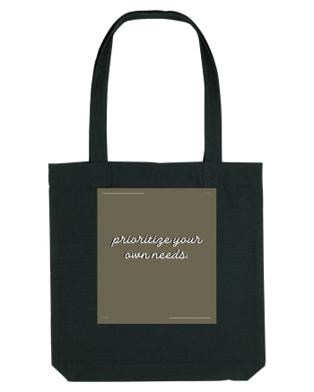 prioritize your own needs6 Black