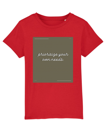 prioritize your own needs6 Red