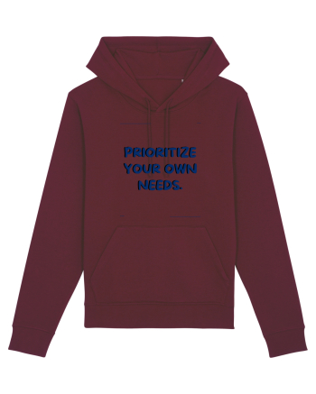 prioritize your own needs7 Burgundy