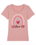 LO love VE Tricou mânecă scurtă guler larg fitted Damă Expresser