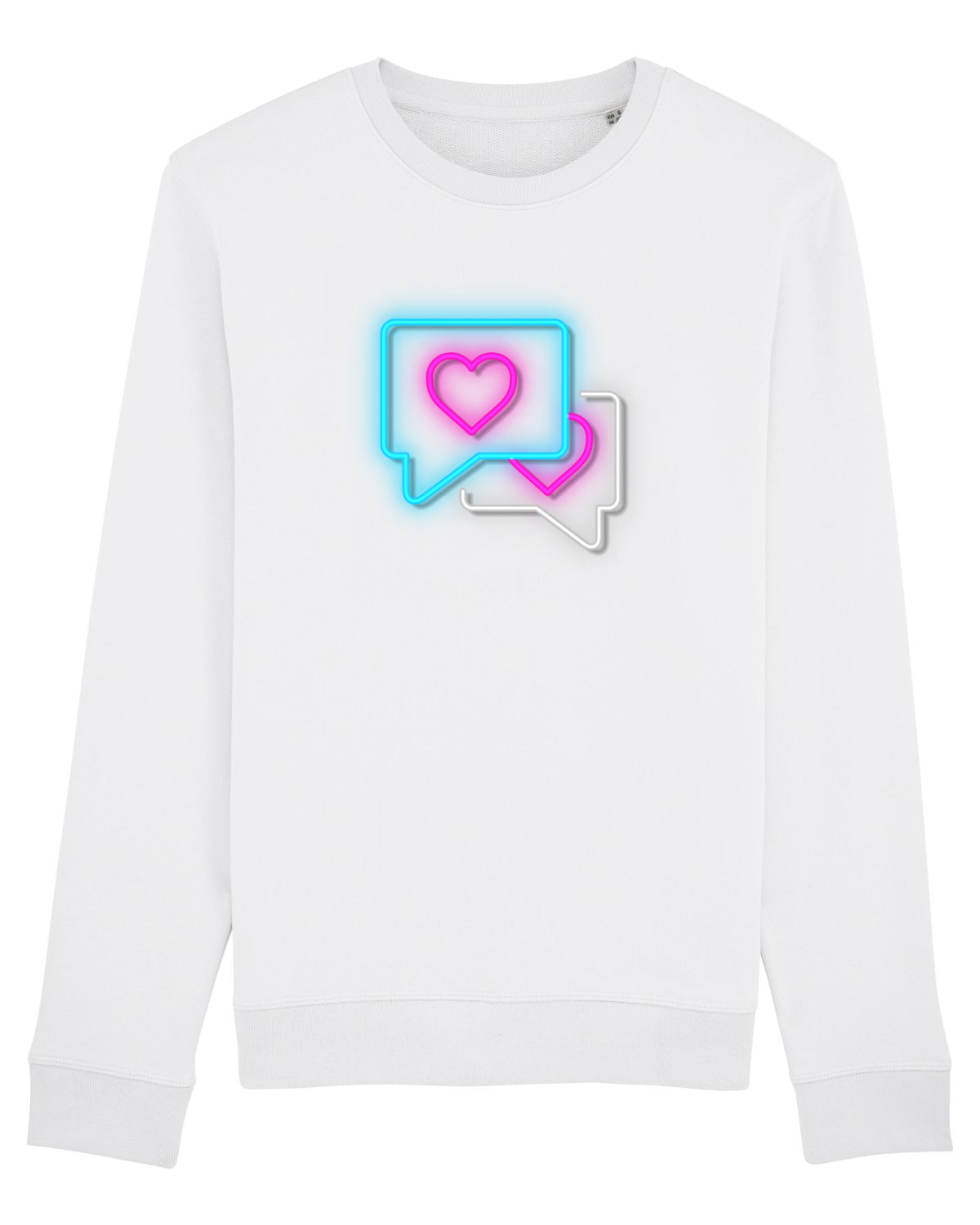 Bluză mânecă lungă Unisex Rise White