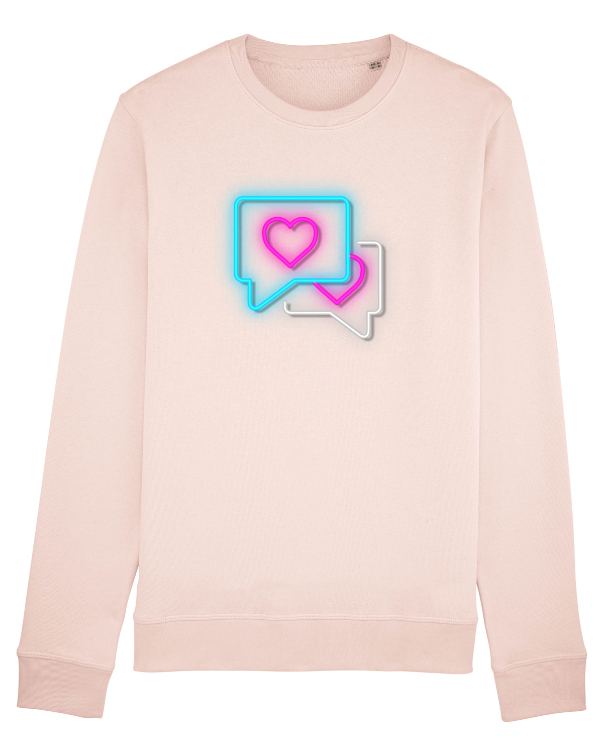 Bluză mânecă lungă Unisex Rise Candy Pink