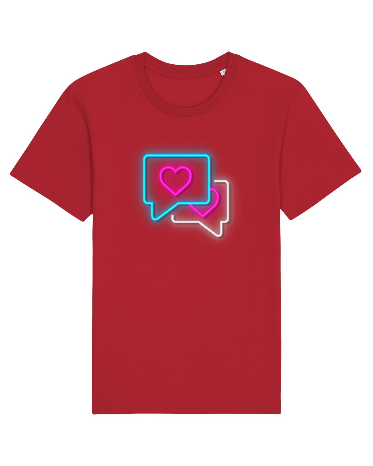 Tricou mânecă scurtă Unisex Rocker Red